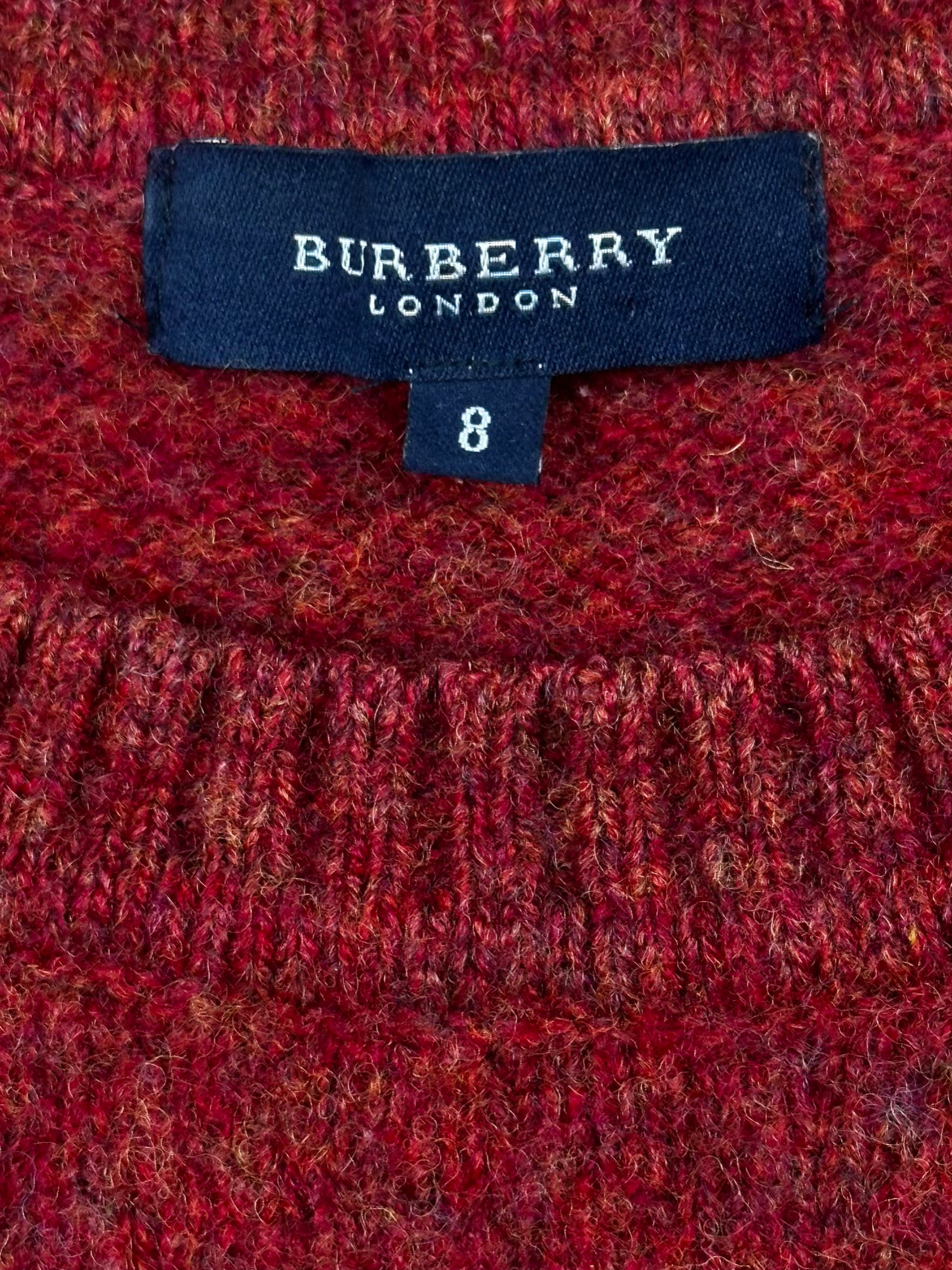 vintage Burberry knittedsweater {M}