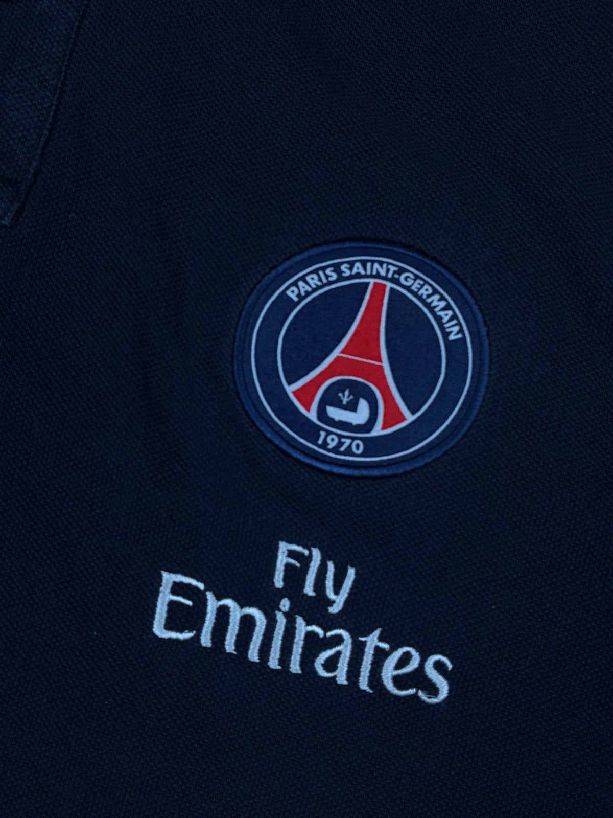 vintage Nike PSG Paris Saint Germain polo {L}