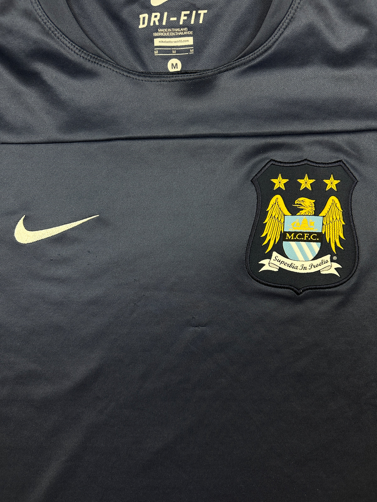 vintage Nike Manchester City trainingjersey {M}