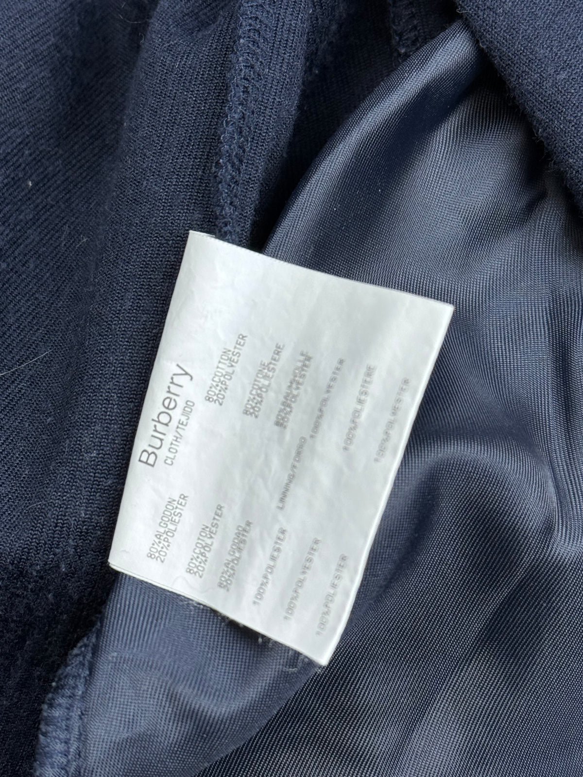 vintage navyblue Burberry harringtonjacket {S}