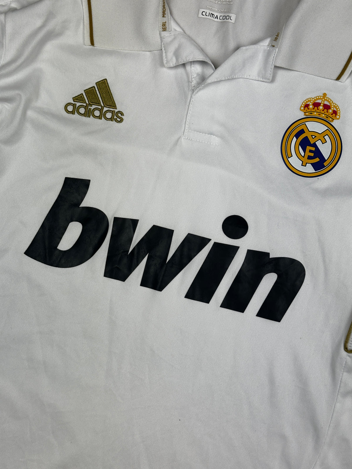 vintage Adidas Real Madrid home jersey {M}