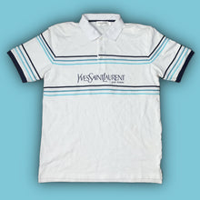 Load image into Gallery viewer, vintage Yves Saint Laurent spellout polo {L}
