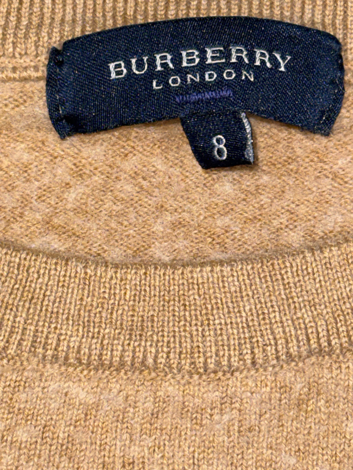 vintage Burberry knittedsweater {XS}