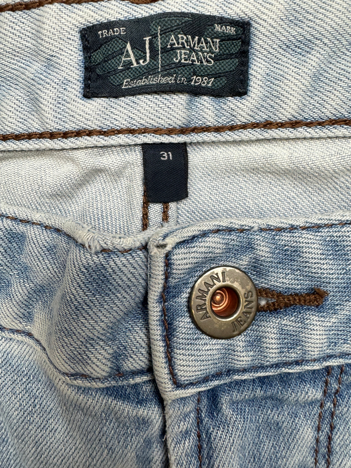 vintage Armani jeans {S}