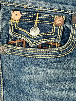 vintage True Religion jeans {M-L}