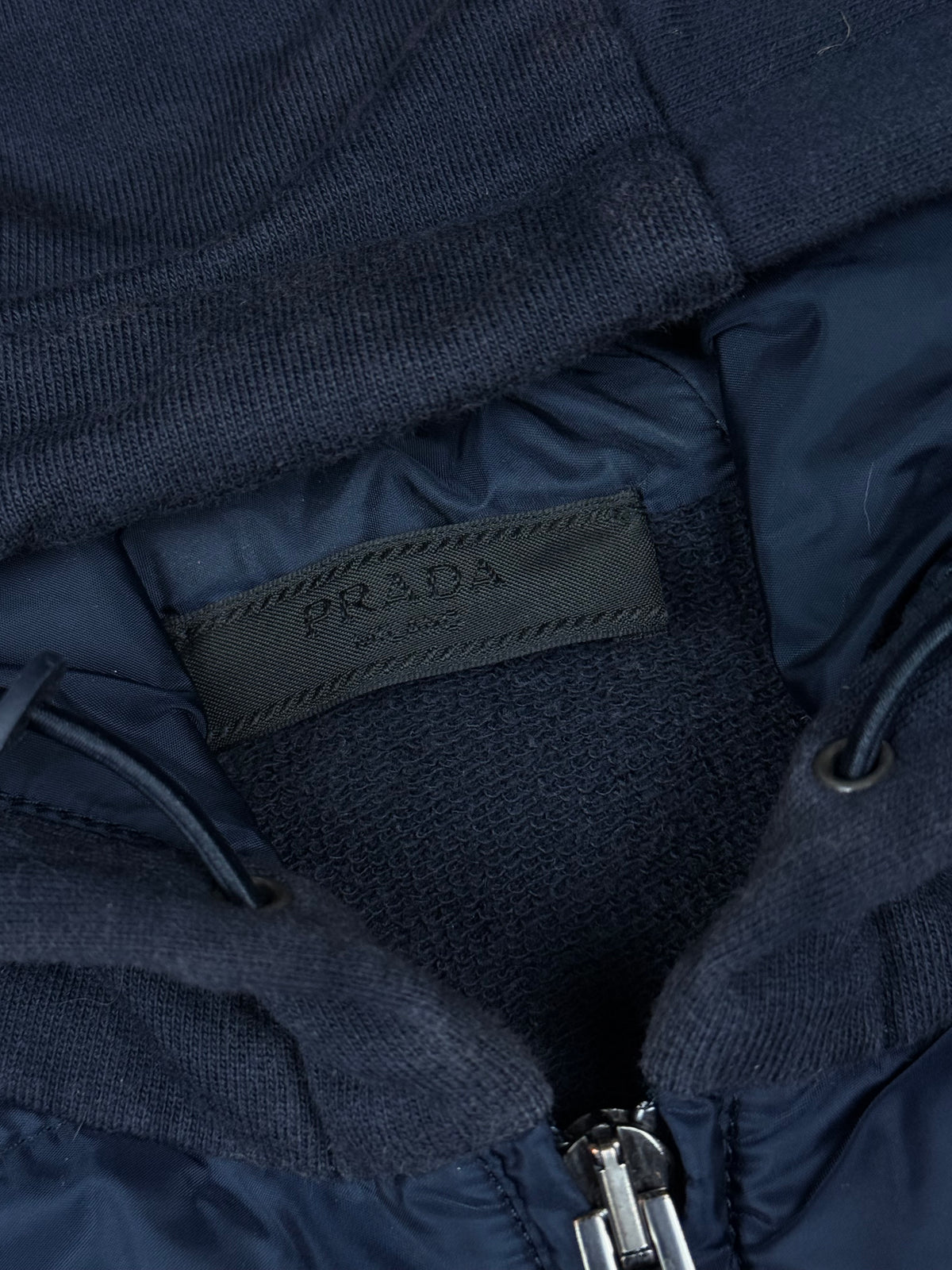 navyblue Prada hybrid sweatjacket
