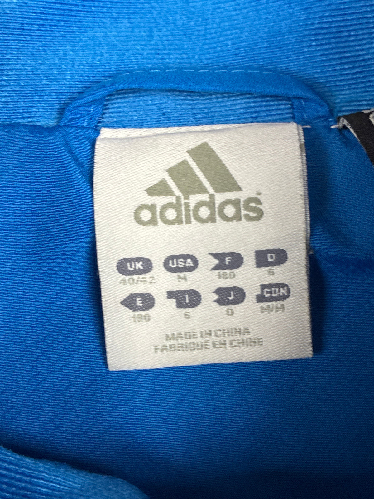 vintage Adidas Olympique Marseille windbreaker {L}