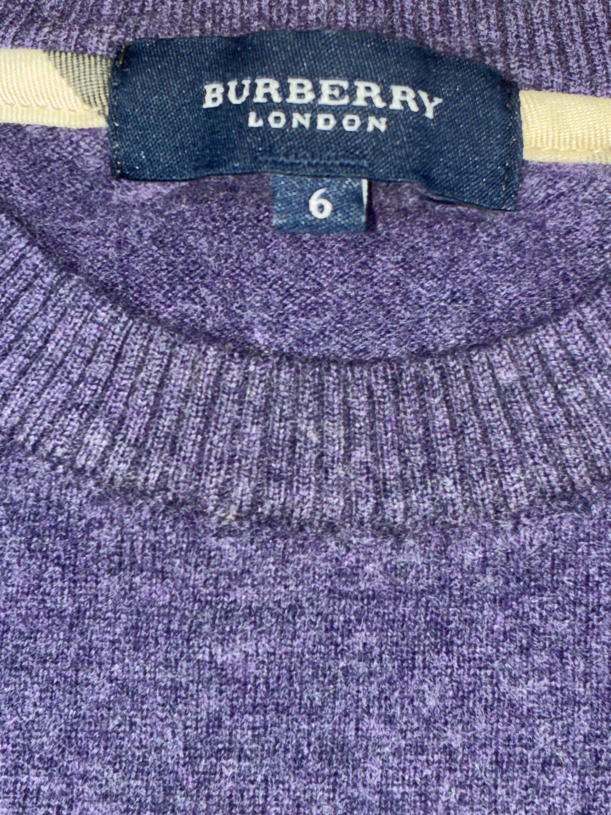 vintage Burberry knittedsweater {M}