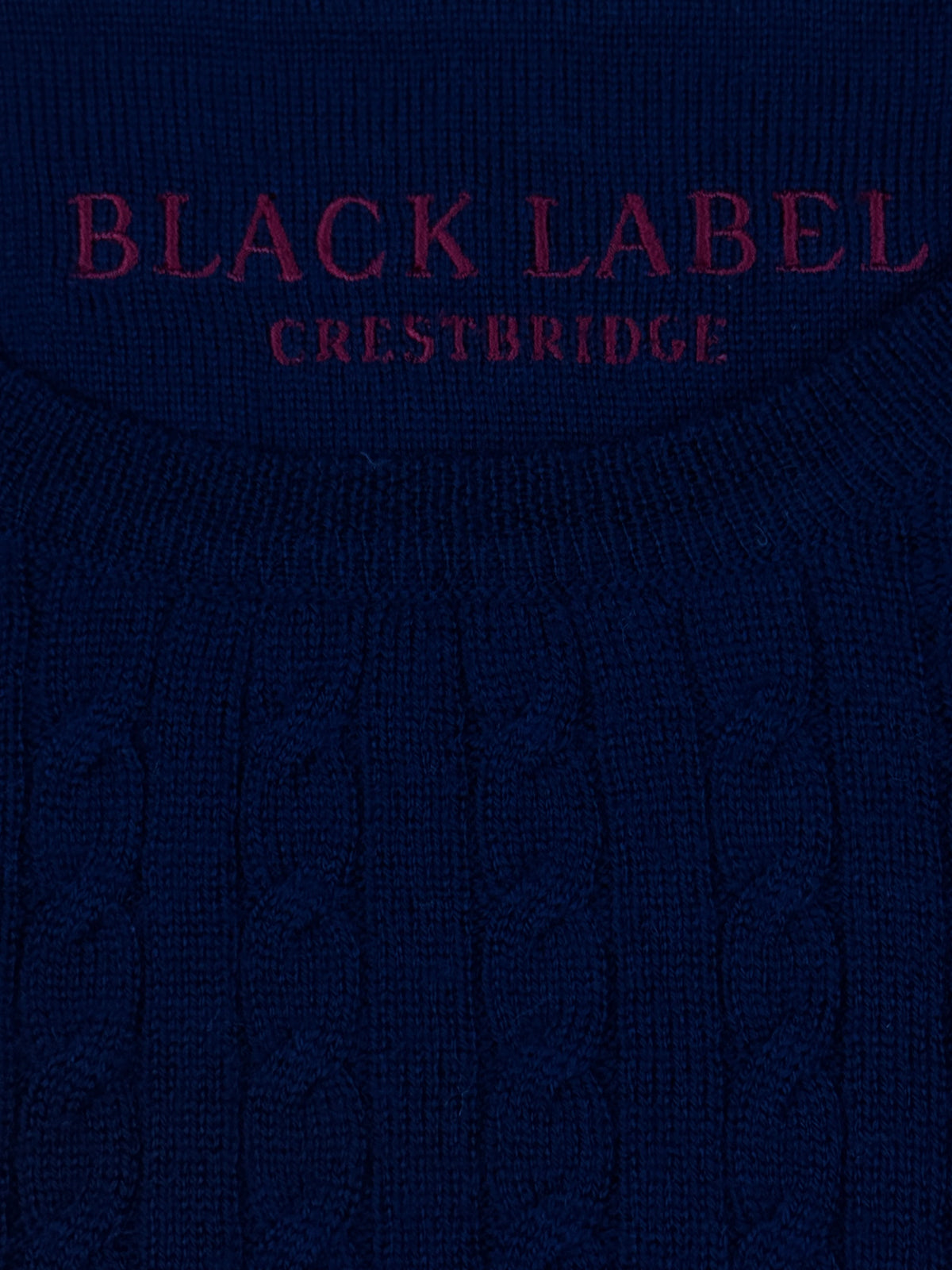 vintage navyblue Burberry Black Label Chestbridge knittedsweater