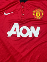 Carica l&#39;immagine nel visualizzatore di Gallery, vintage Nike Manchester United 2013-2014 home jersey {L}
