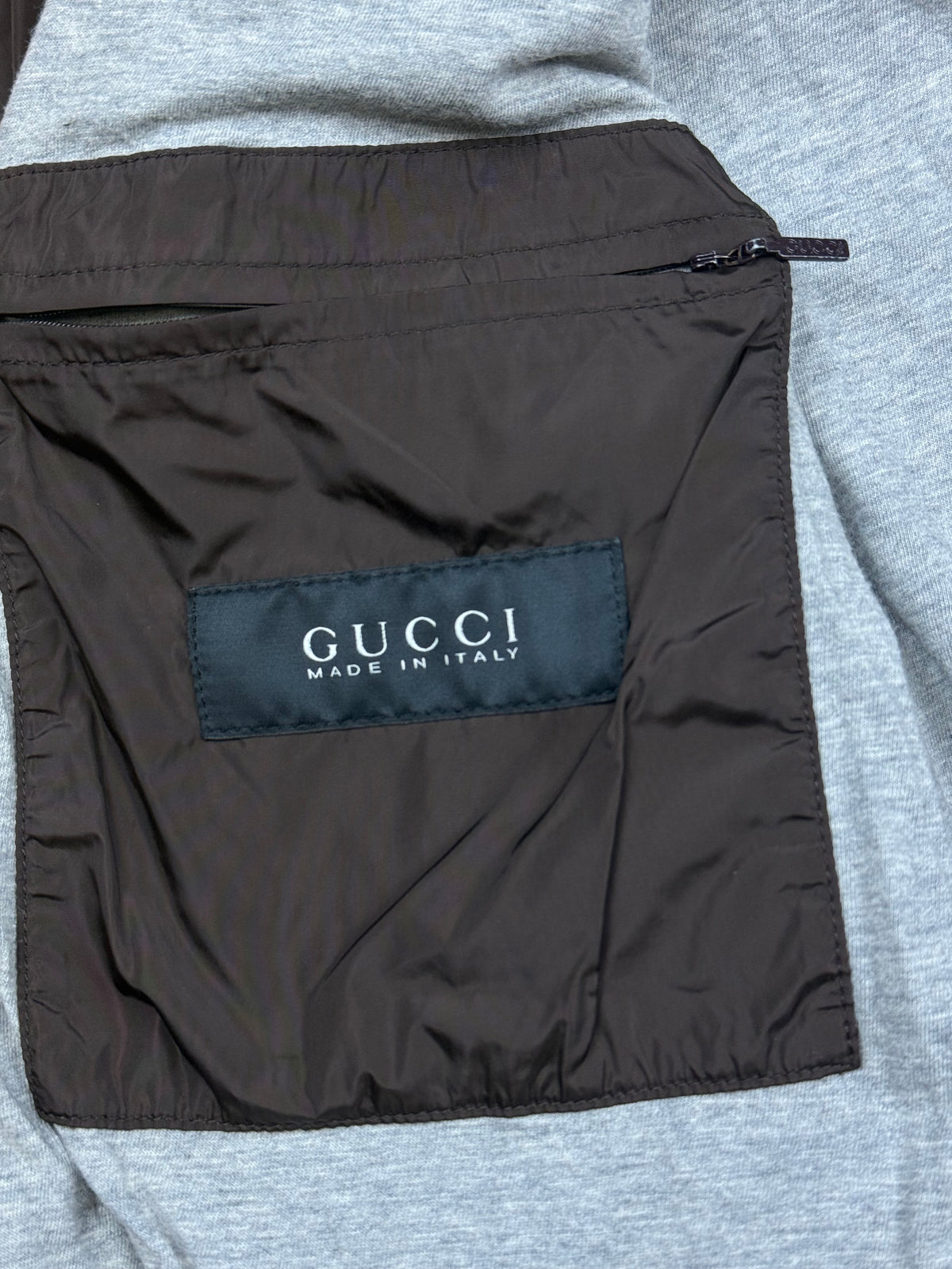 vintage brown Gucci windbreaker