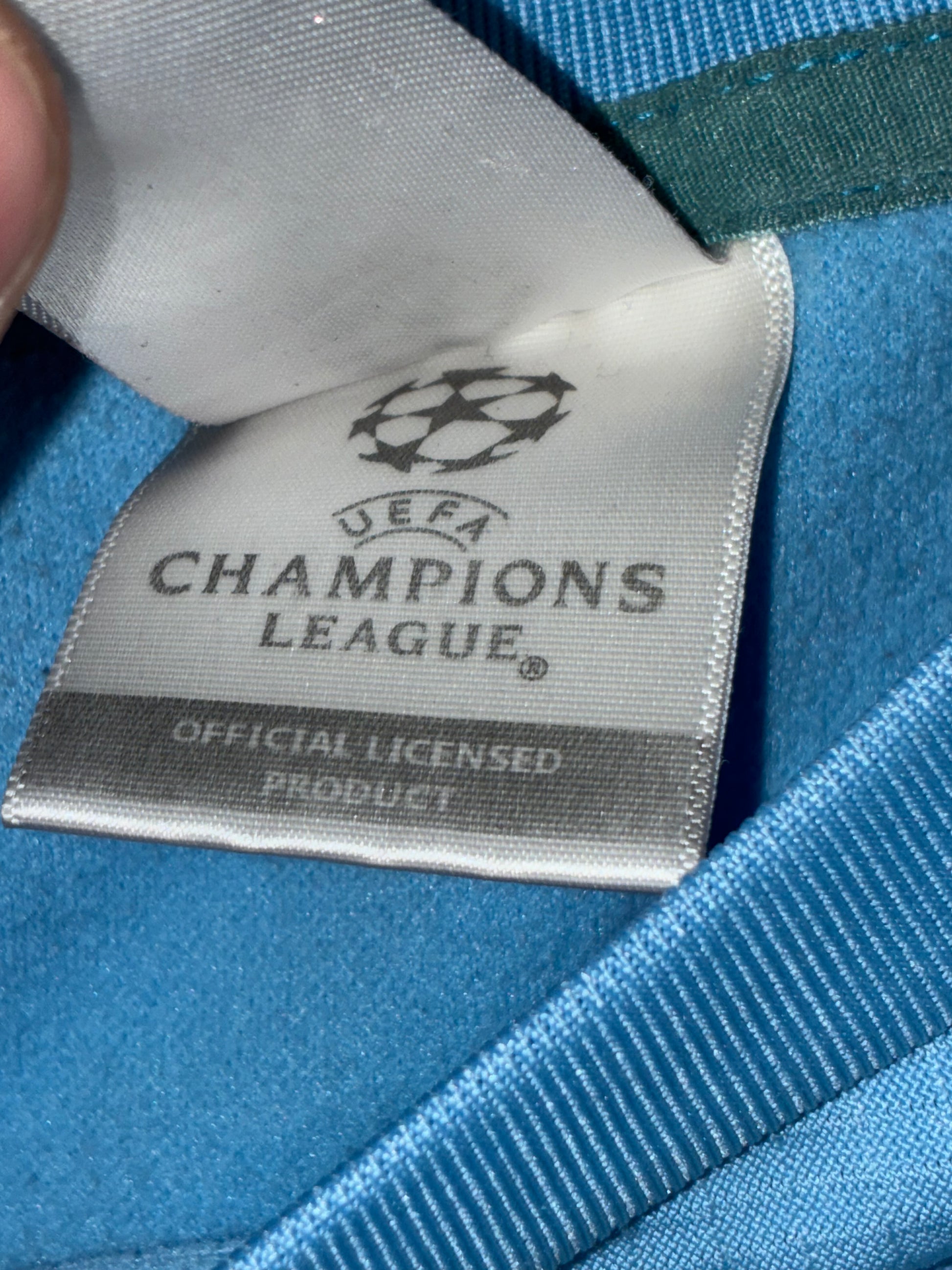 vintage babyblue Adidas Olympique Marseille sweater {S}