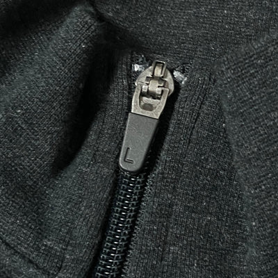 dark grey Lacoste sweatjacket {M}