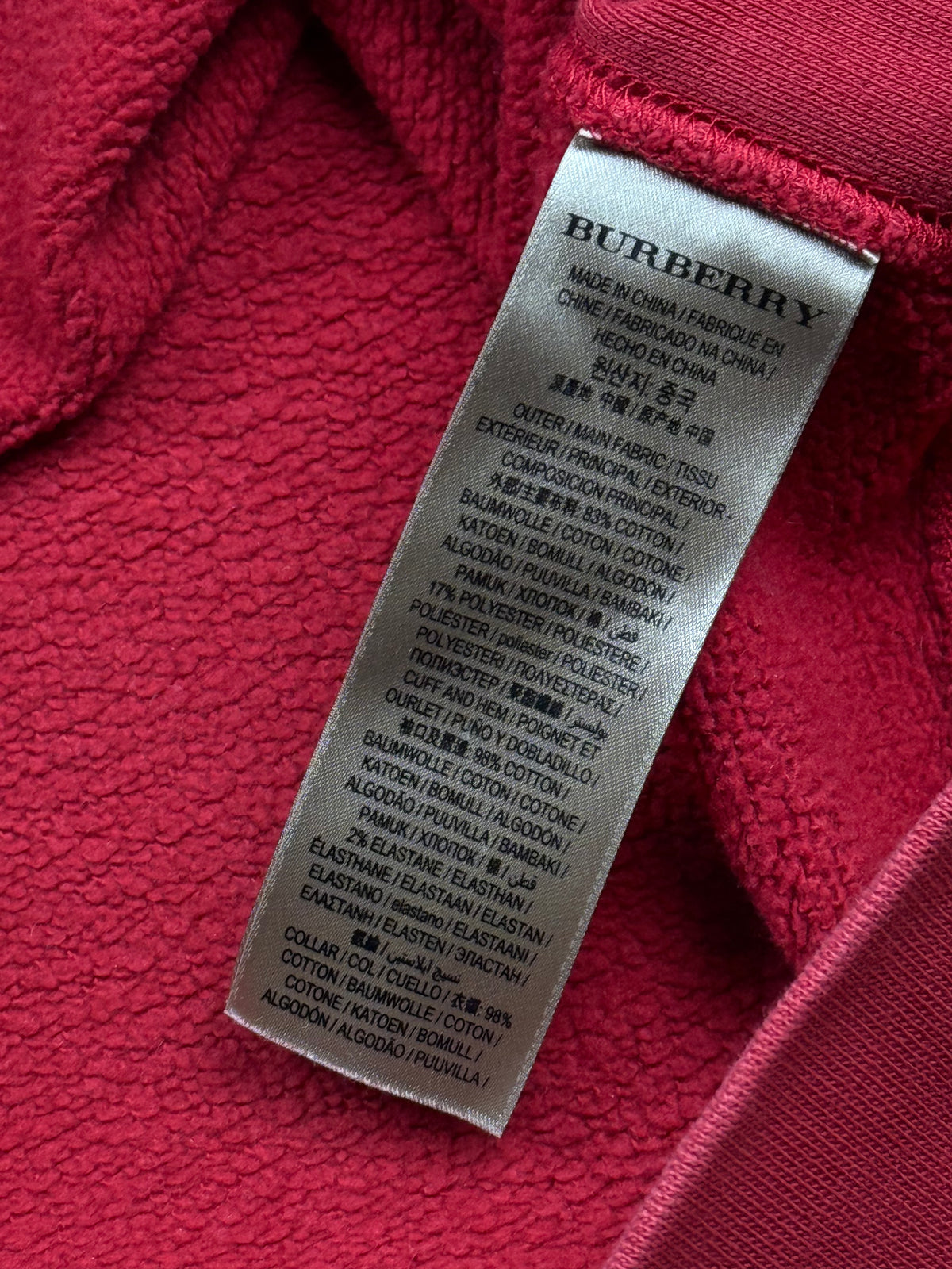 vintage Burberry sweater