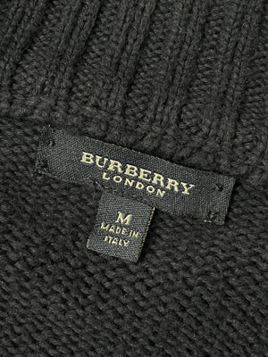 vintage Burberry halfzip {L}