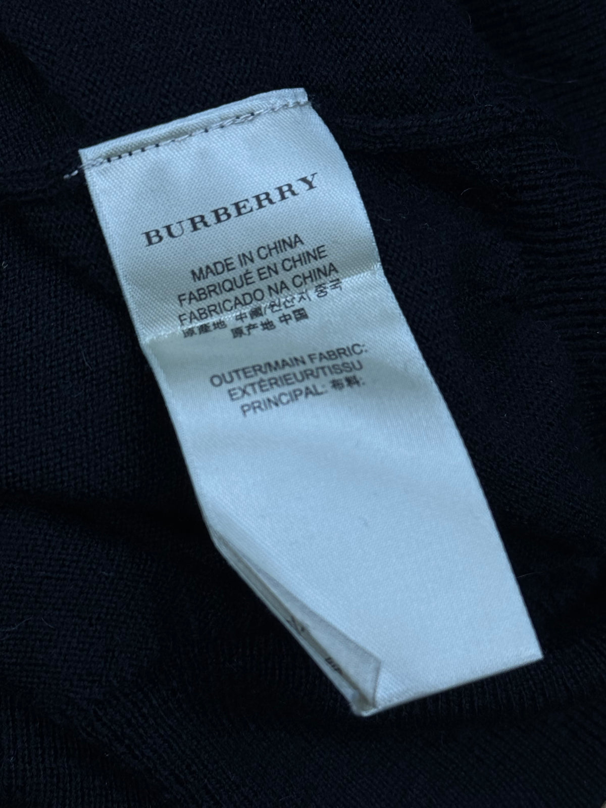 vintage Burberry quarterzip {M}