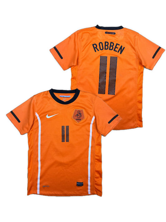 vintage Nike Netherlands ROBBEN10 home jersey {S}