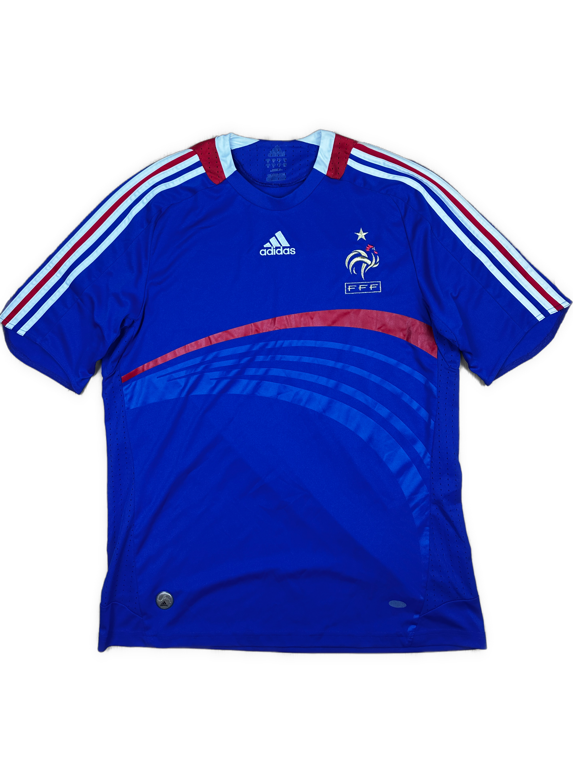 vintage Adidas France home jersey {L}