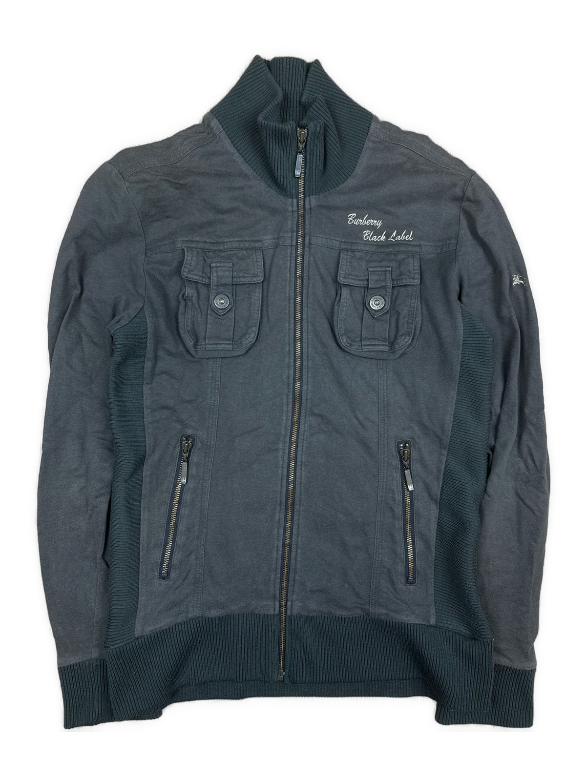 vintage Burberry Black Label sweatjacket {S}
