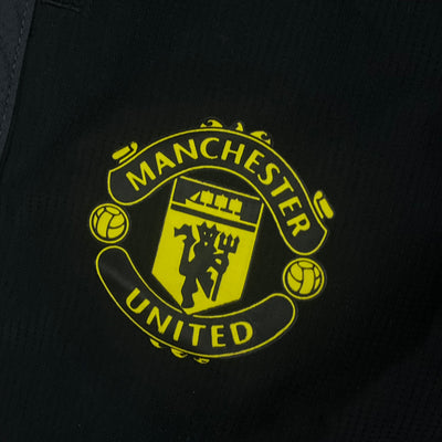 black Adidas Manchester United tracksuit {S}