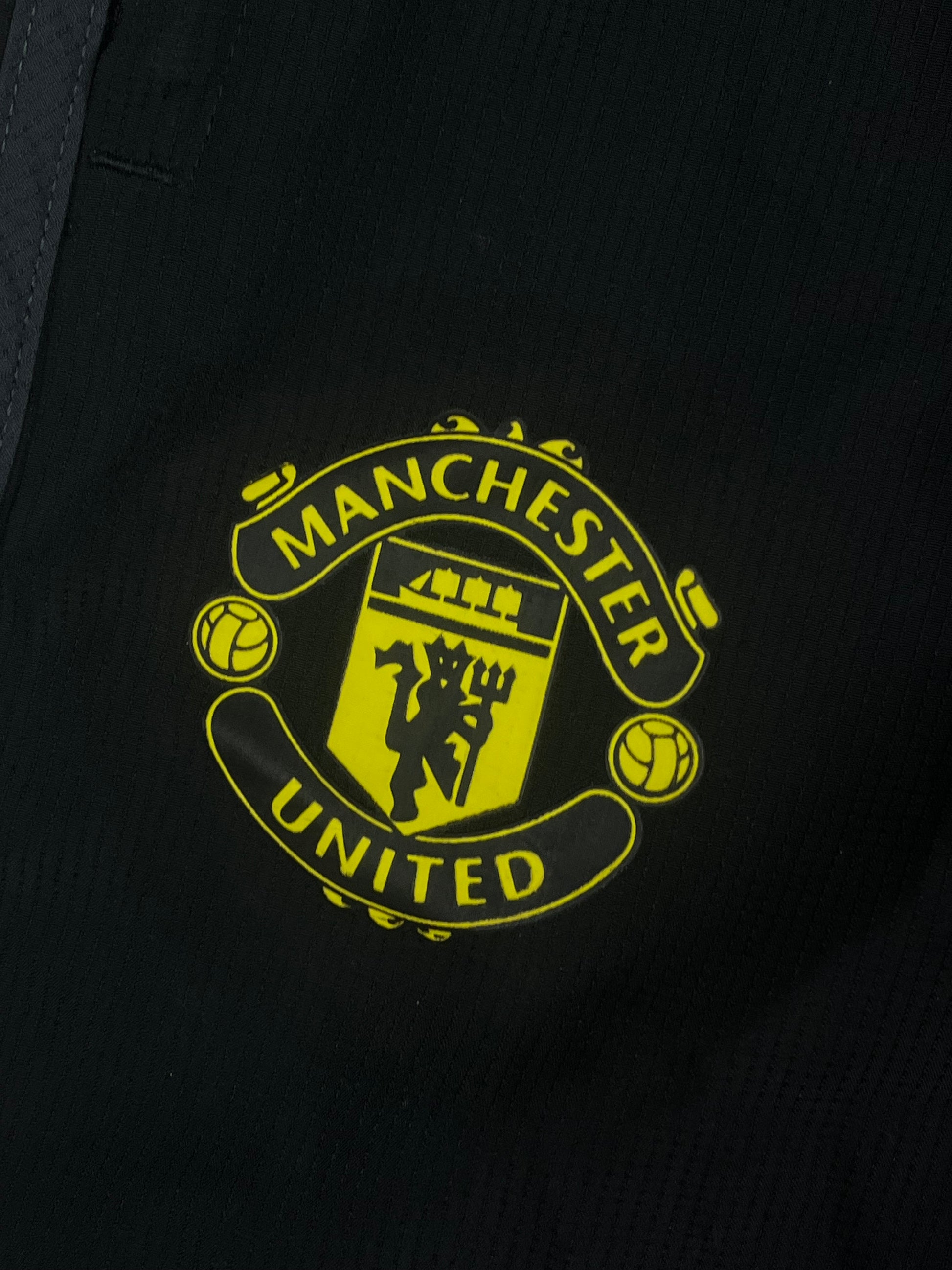 black Adidas Manchester United tracksuit {S}