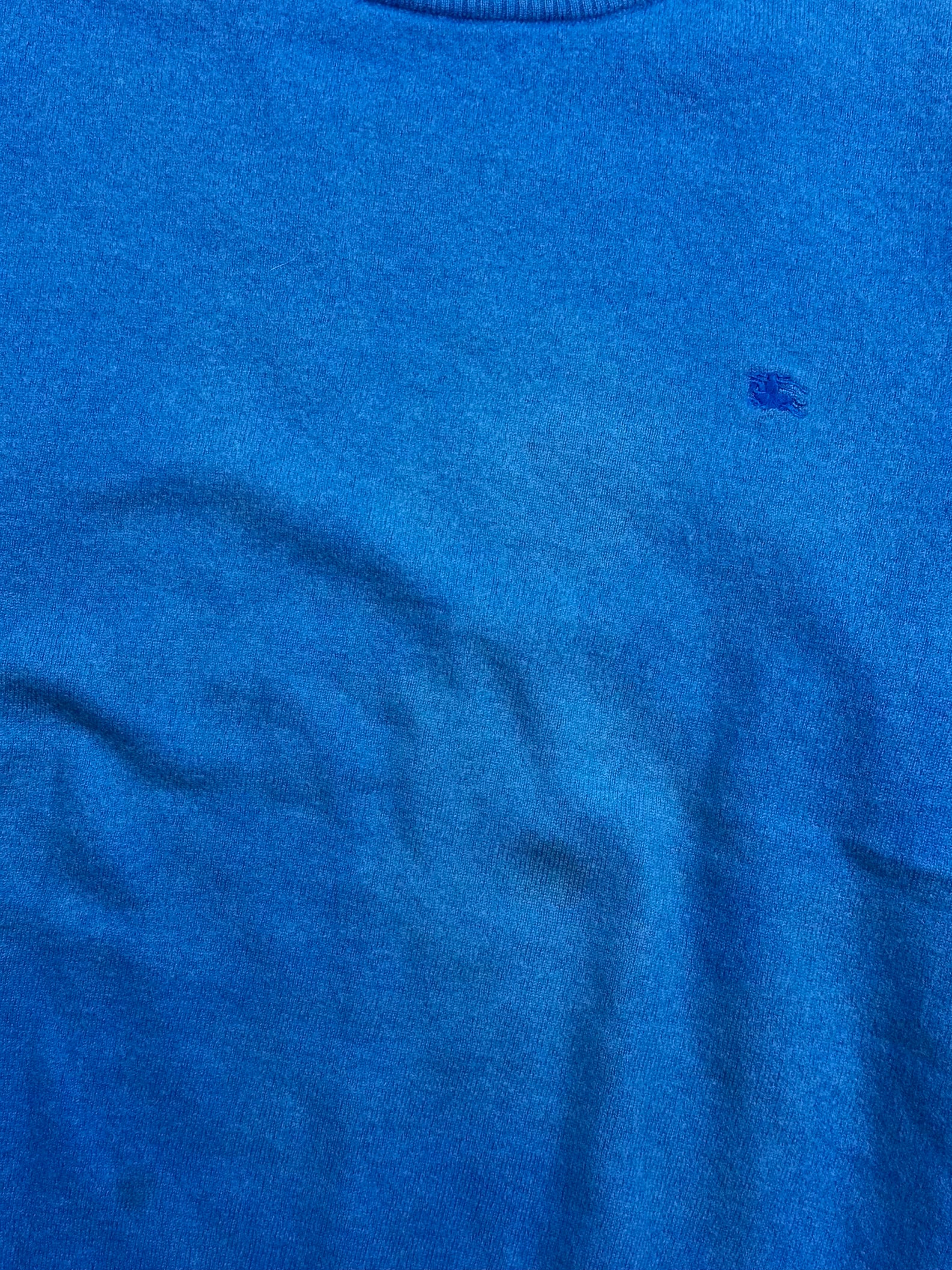 vintage babyblue Burberry knittedsweater {S}