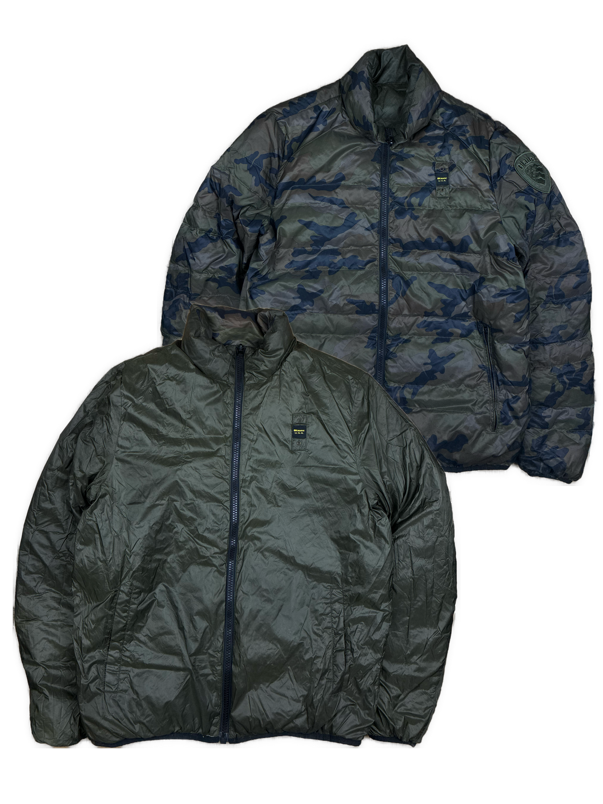 khaki reversible Blauer winterjacket {XL}