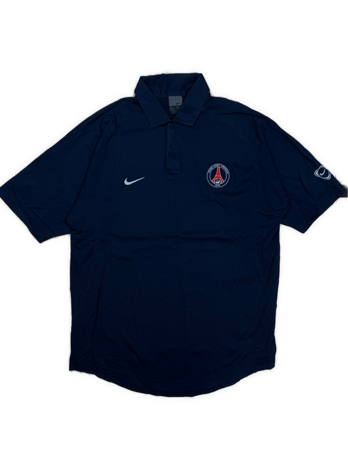 vintage navyblue Nike PSG Paris Saint Germain polo {M}