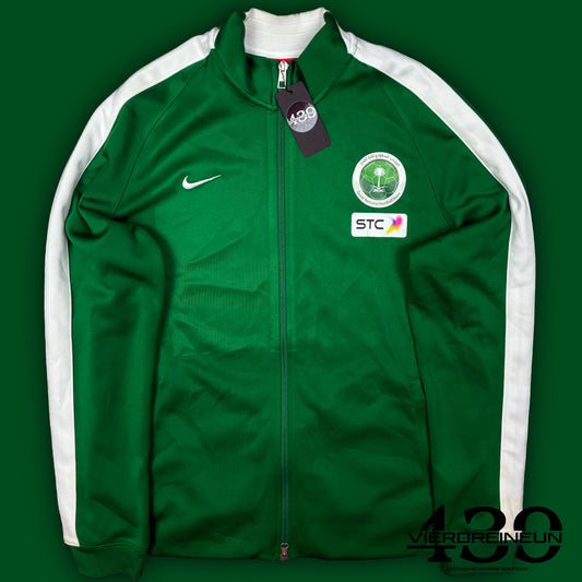 green Nike Saudi Arabia trackjacket {XL}