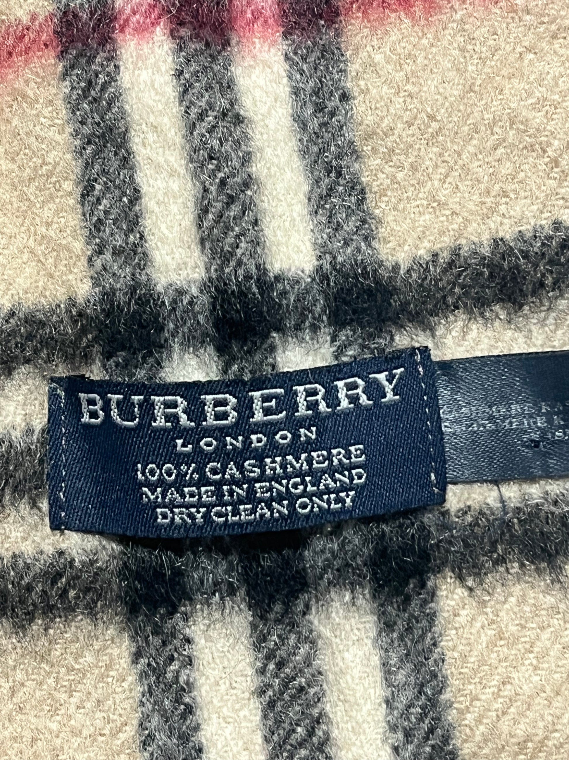 vintage Burberry scarf