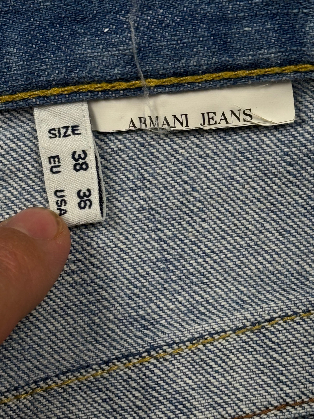vintage Armani jeans
