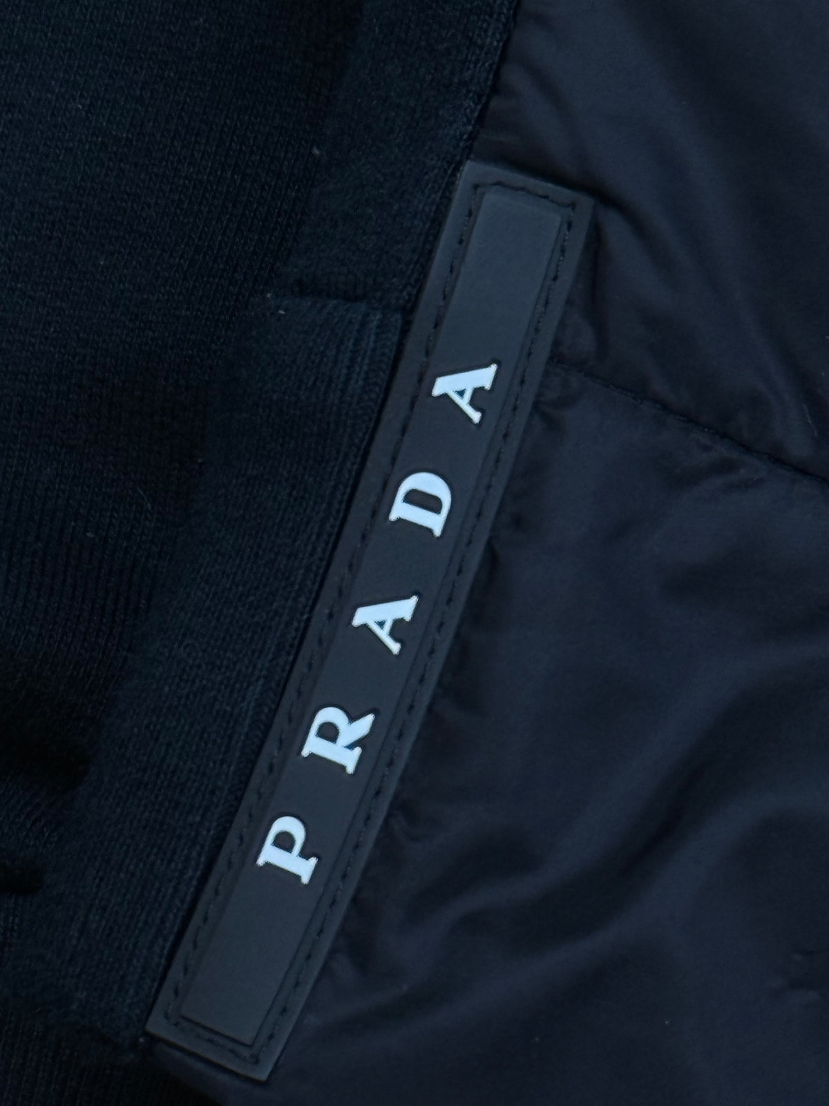 vintage Prada hybrid sweatjacket