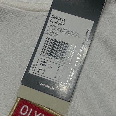 white Adidas Olympique Lyon 2019-2020 away jersey DSWT {S,M}