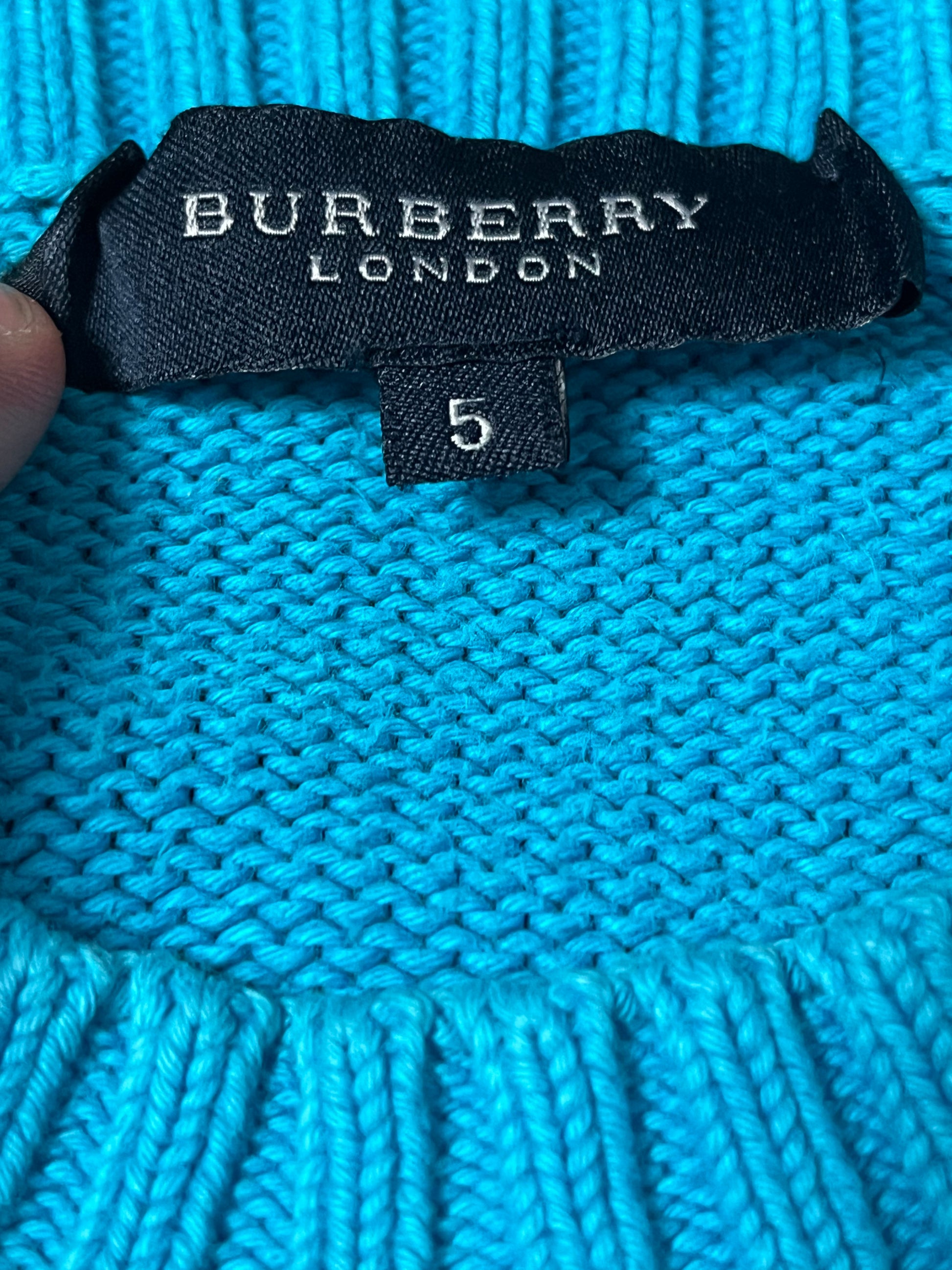 vintage Burberry knittedsweater {S}