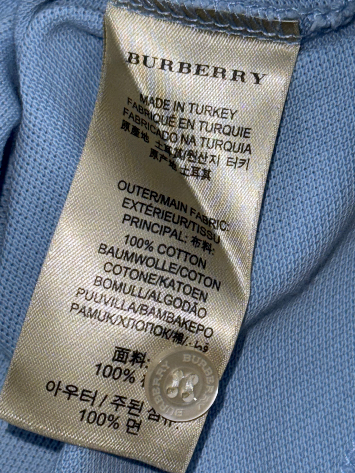 vintage Burberry polo
