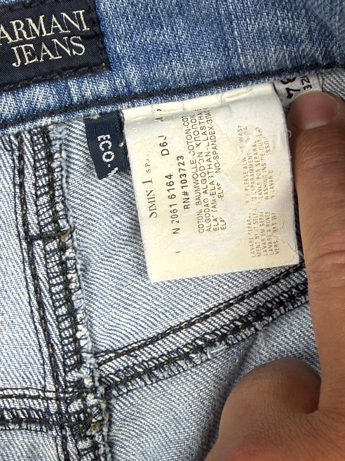vintage Armani jeans