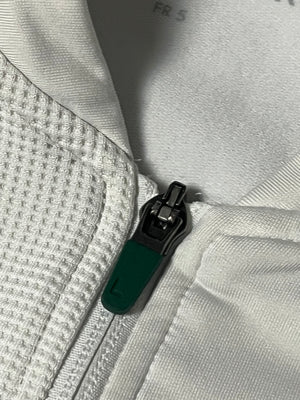 white Lacoste trackjacket {L}