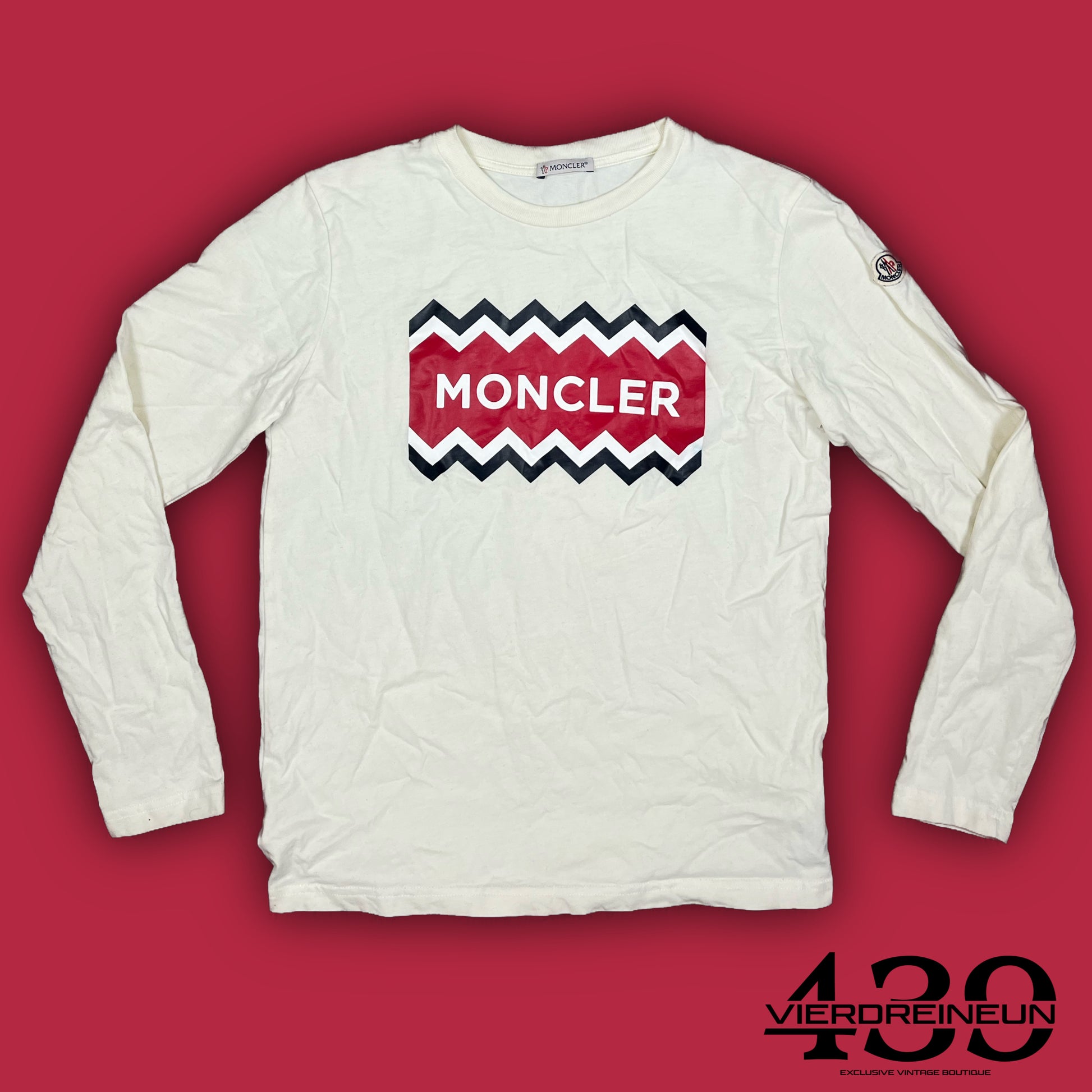 white Moncler longsleeve {XS}