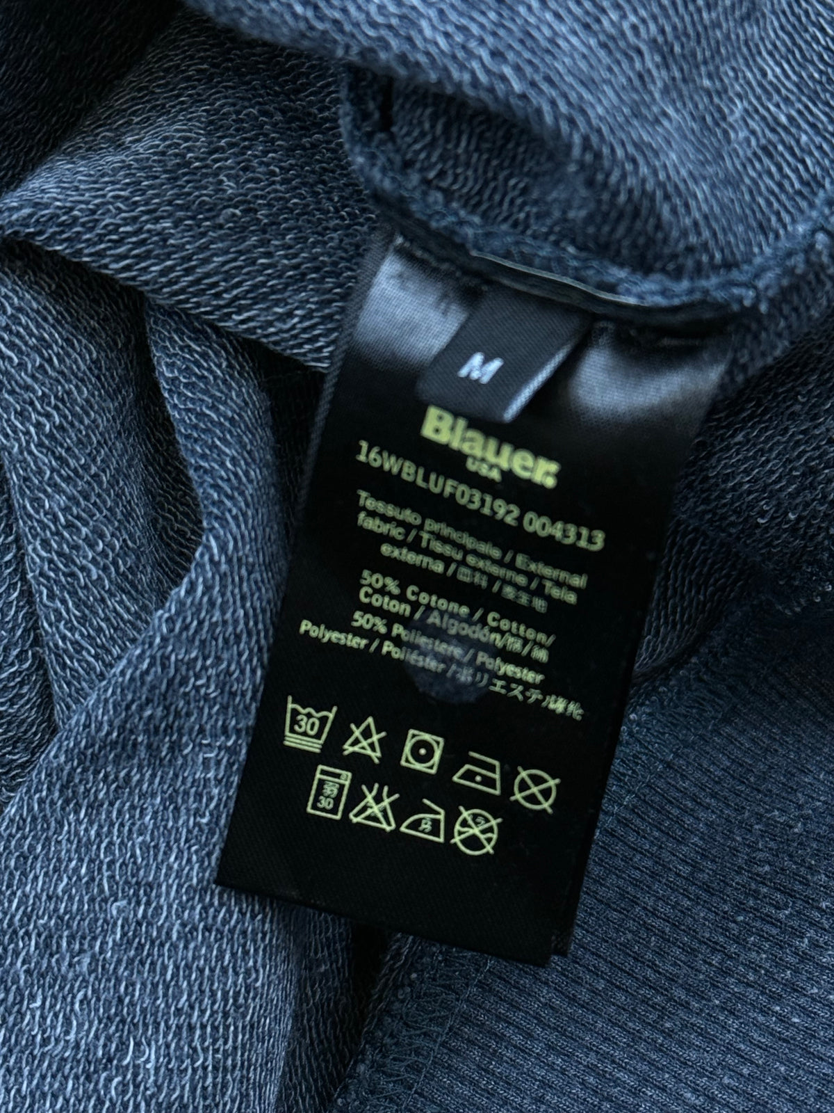 vintage navyblue Blauer sweater {M}