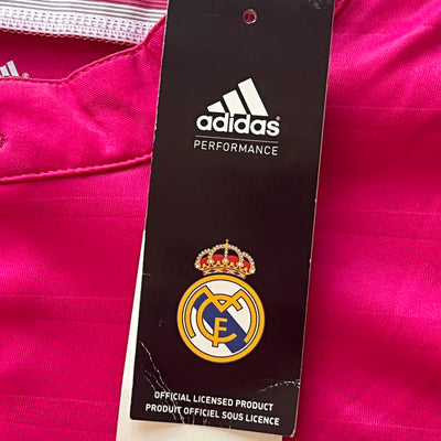 pink Adidas Real Madrid 2014-2015 away jersey DSWT {XXL}
