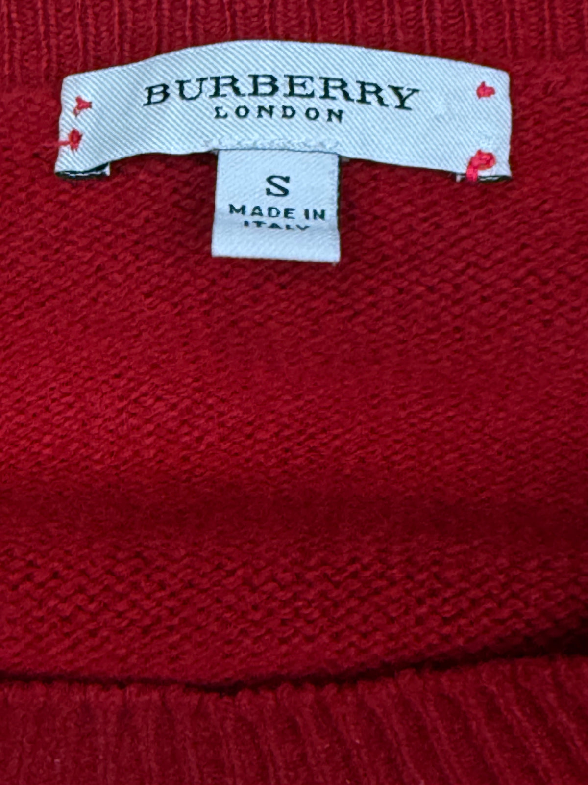 vintage Burberry knittedsweater {M}