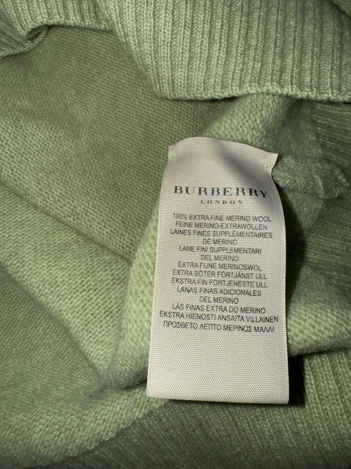 vintage Burberry quarterzip {M}