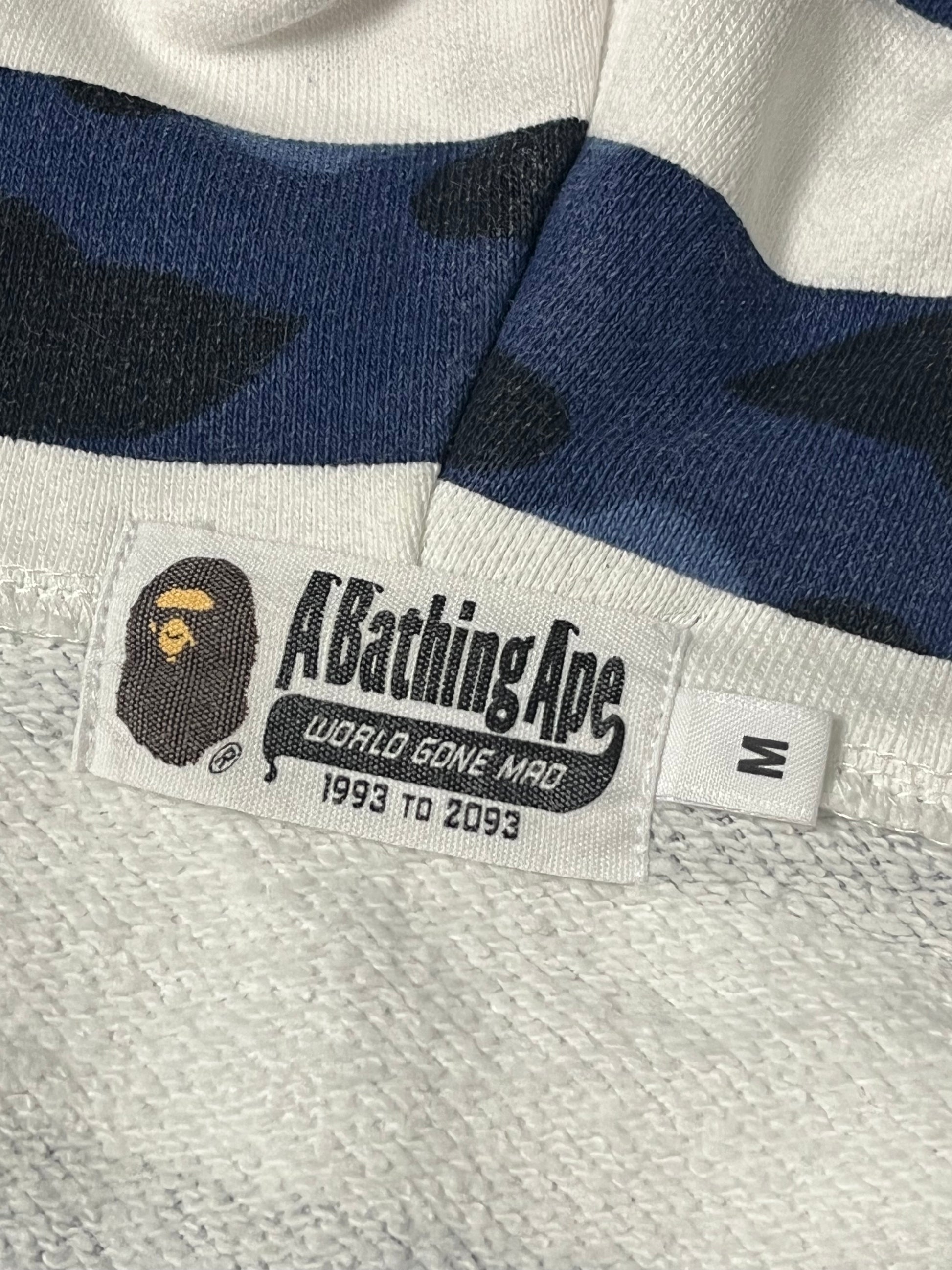 vintage BAPE sweatjacket fullzipper {M}