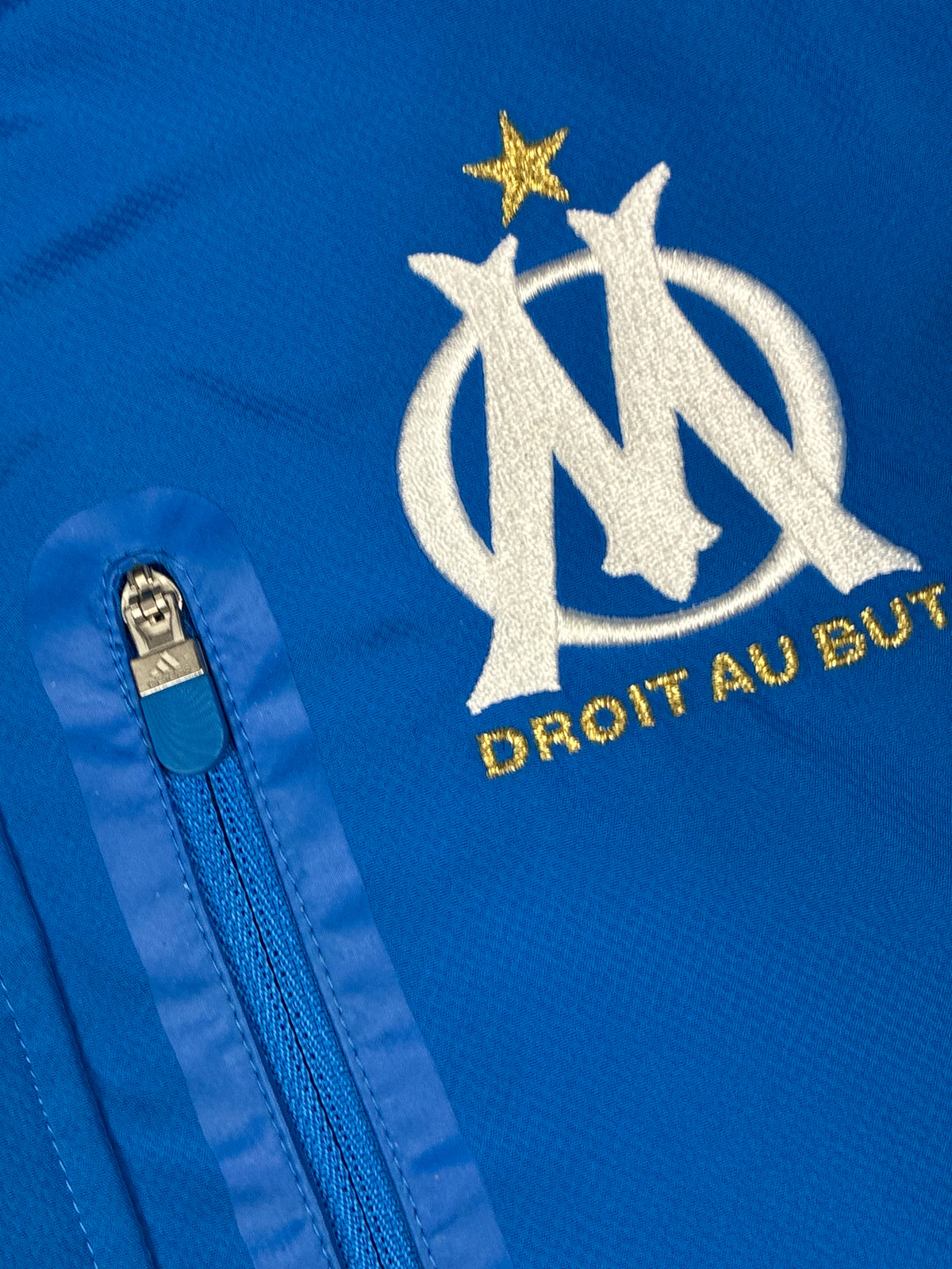 vintage Adidas Olympique Marseille windbreaker {L}