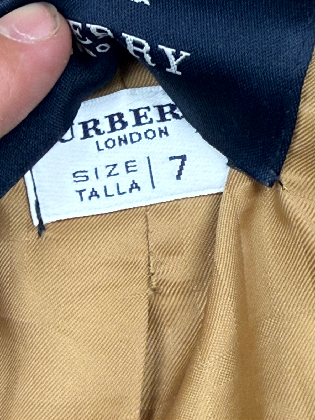 vintage Burberry coat {XL}