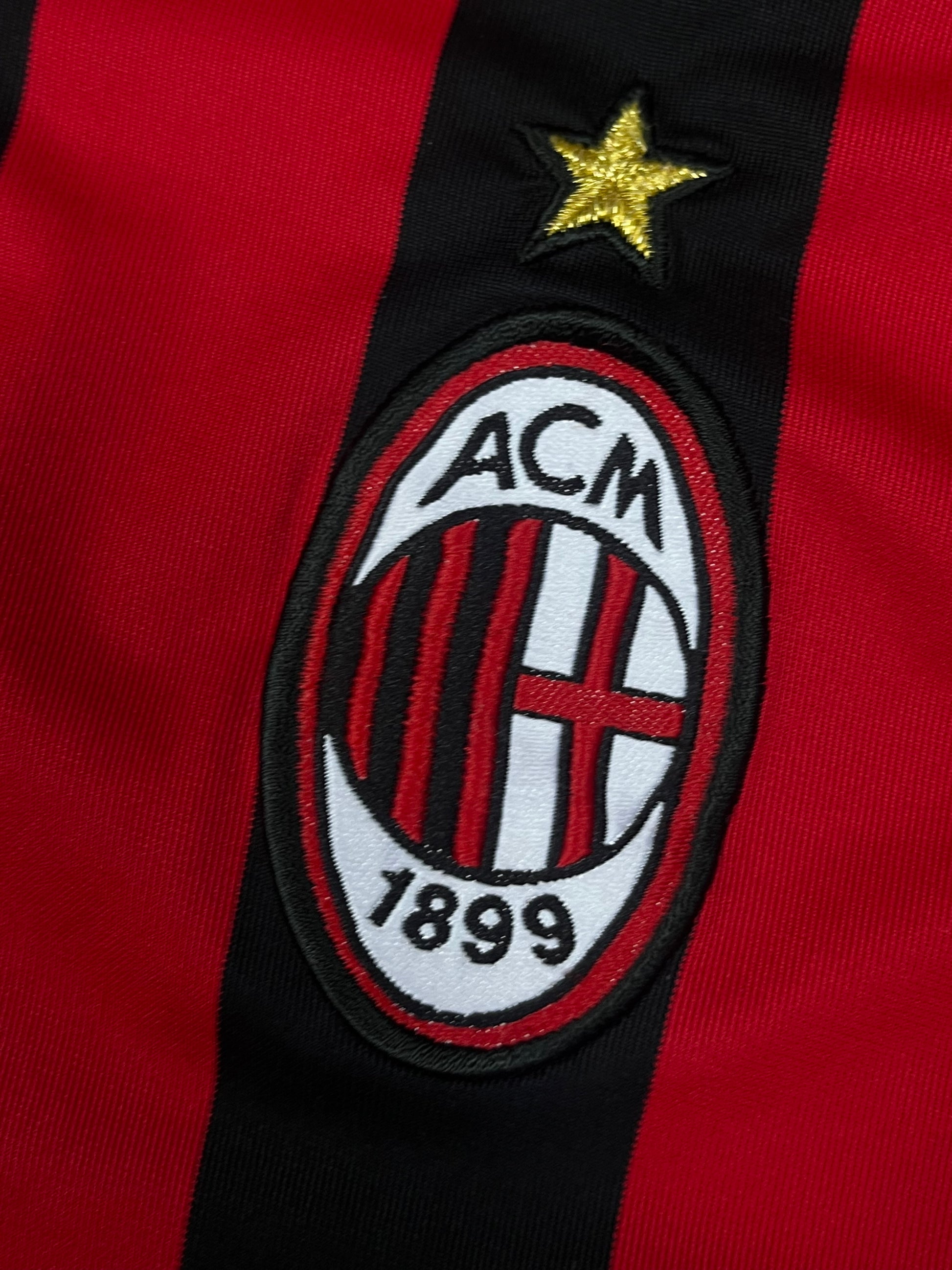 vintage Adidas Ac Milan 2004-2005 home jersey {S}