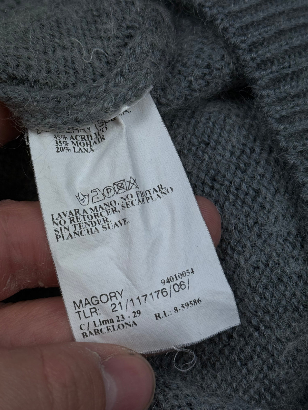 vintage Burberry knittedsweater {M}