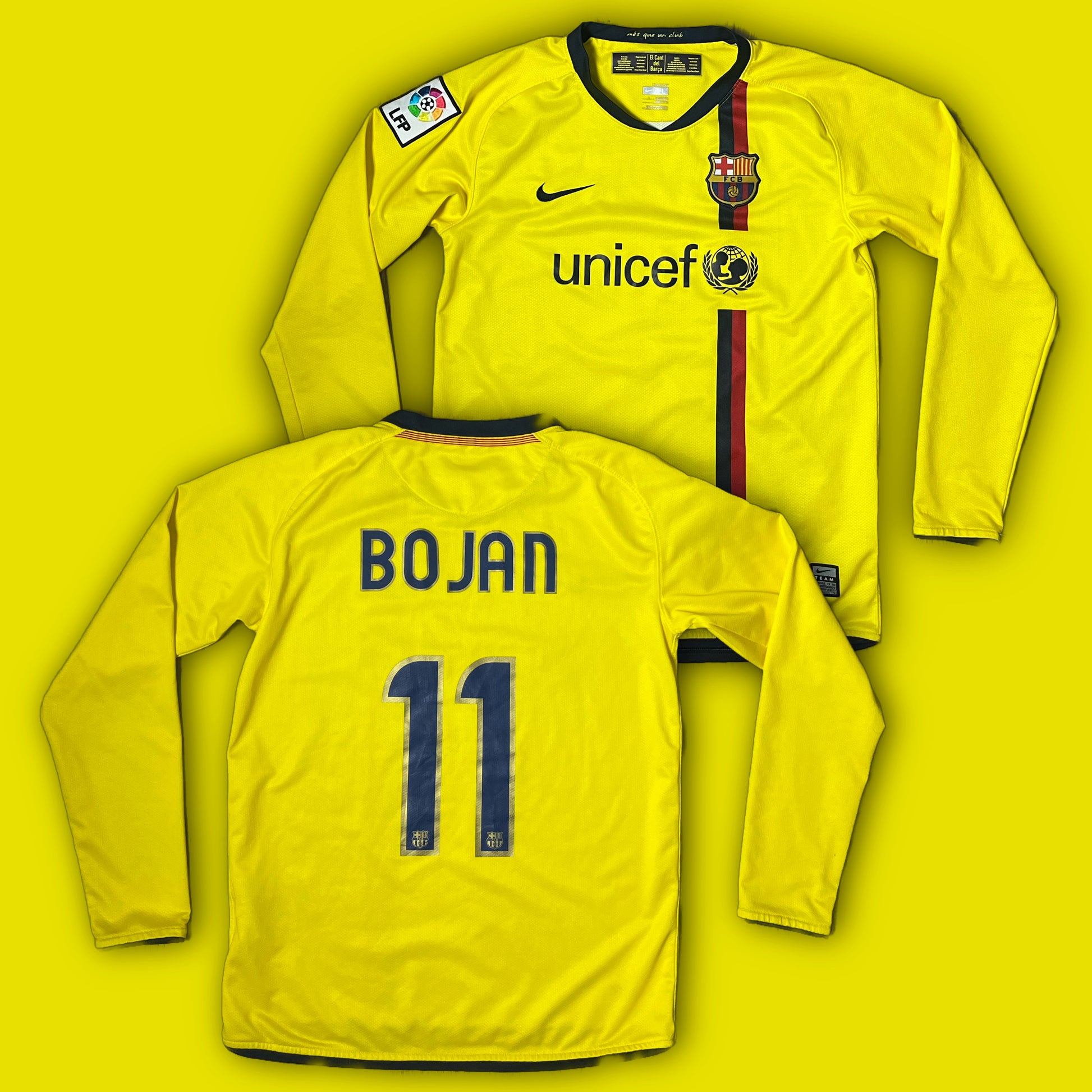 vintage Nike Fc Barcelona BOJAN 11 2009-2010 3rd jersey {XS}