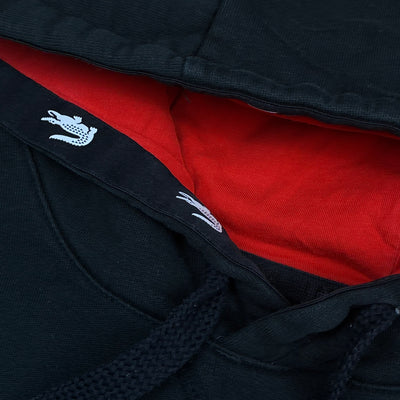 black Lacoste hoodie {M}