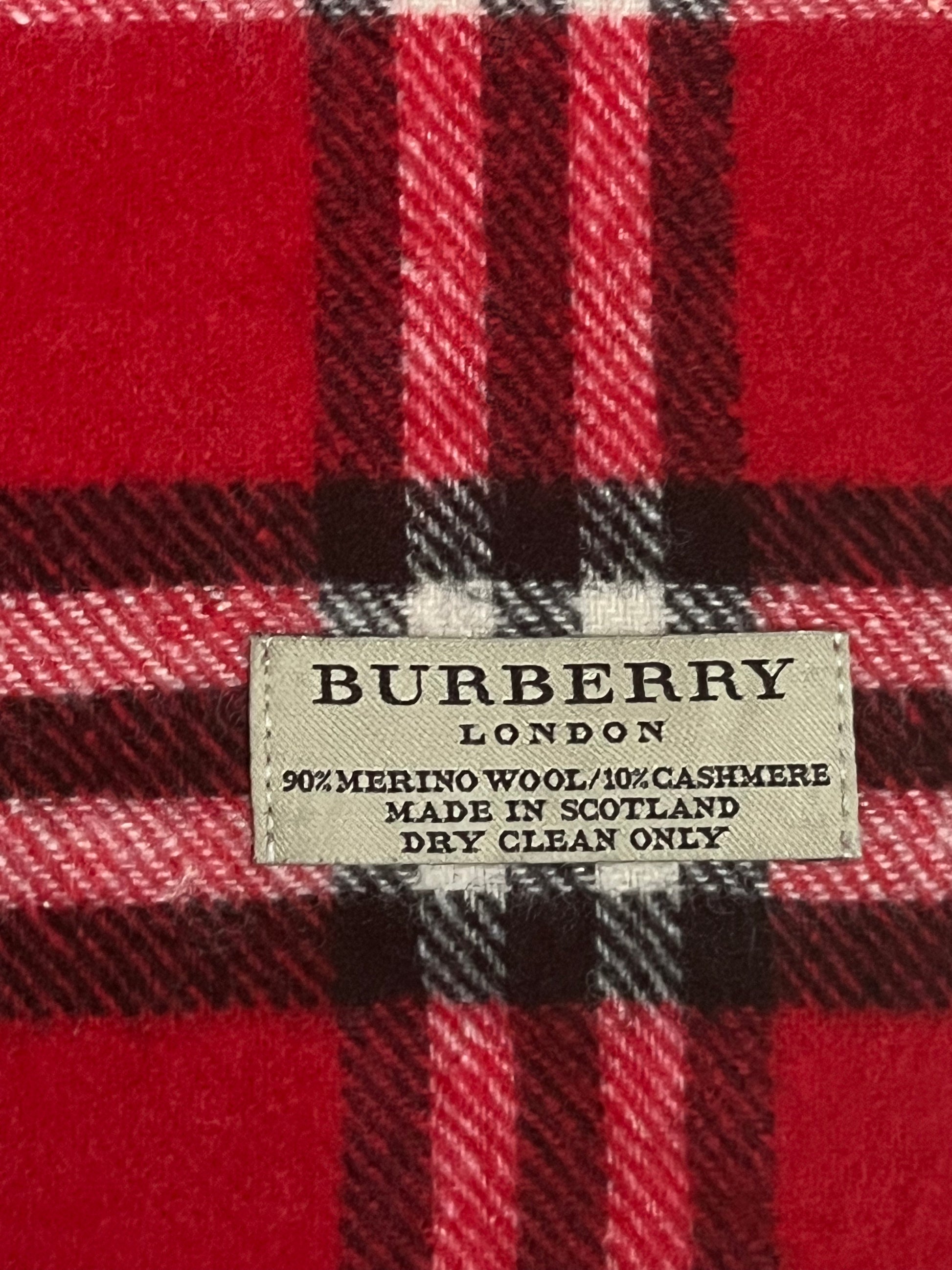 vintage Burberry scarf